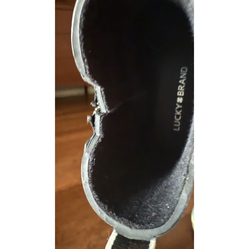 Lucky Brand Women's Basel H2O Rain Ankle Rubber Boots Black Size 8 EXCELLENT! - Picture 5 of 6